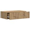 Wall Mounted Side Table Artisan Oak 59 x 34.5 x 17 cm