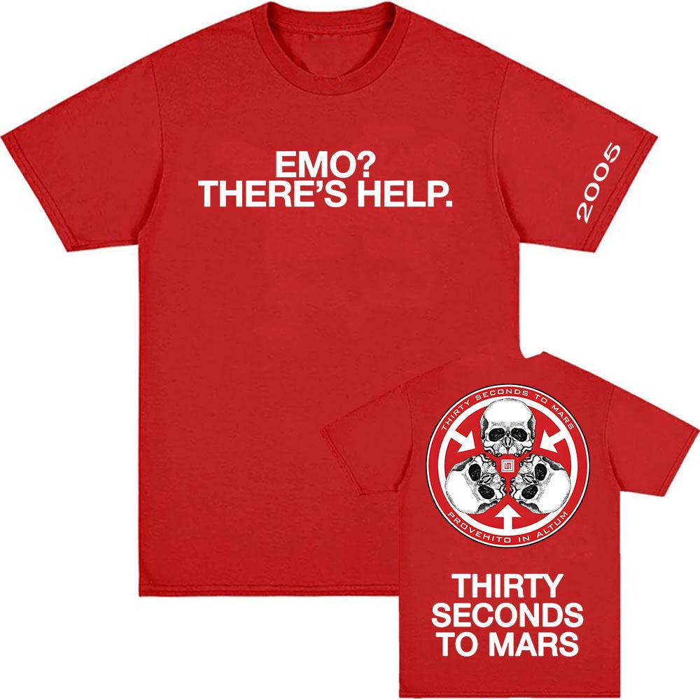 

Футболка A Beautiful Lie ABL20 Anniversary Футболки There s Help Футболки THIRTY SECONDS TO MARS Футболки в стиле гранж Футболка с принтом рок-группы для мужчин XXL