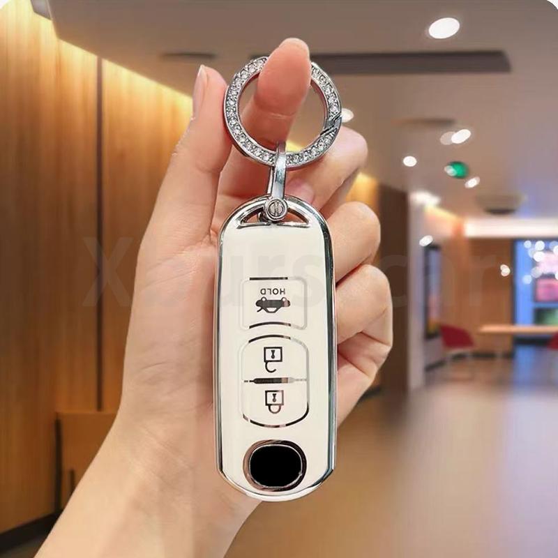 2/3/4 Buttons Auto Key Fob Cover Housing Remote Fit For Mazda Atenza Axela Cx-5 Cx5 Cx-3 Cx7 Cx-9 3 4 Cx30 2 3 6 Demio Keyless Case Protector