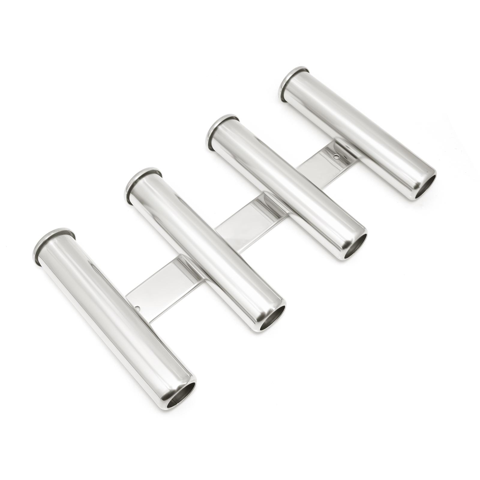 

Wall-Mounted Stainless Steel Fishing Rod Holder Fishing Pod Rack 4 Tube Fishing Holder Bracket For Marine Boat Accessories