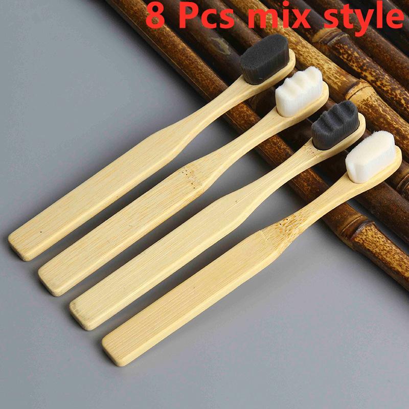 New Bamboo Toothbrush for Kid Children,Biodegradable Toothbrushes Extra Soft Bristles,20000 Soft Natural Bristle Toothbrush