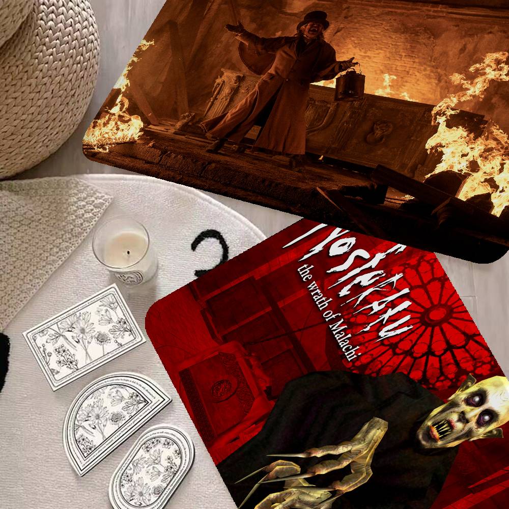 Horror Movie N-Nosferatu Hallway Carpet Washable Non-Slip Living Room Sofa Chairs Area Mat Kitchen Doormat Area Rug