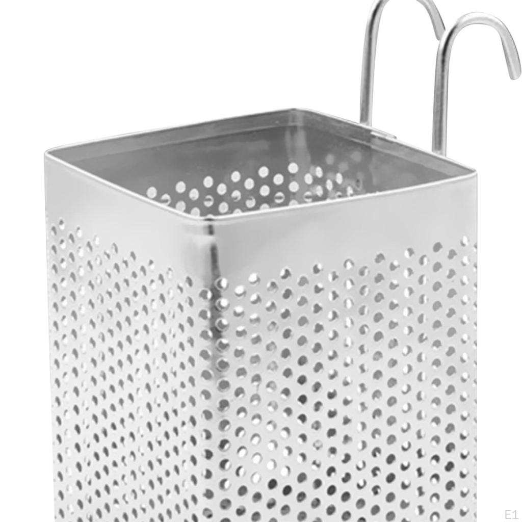 Chopstick Cage Kitchen Utensil Holder Durable Cutlery Storage Boxes Drying Rack for Bathroom