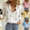 Spring New Solid Casual Loose Long Sleeve Shirts Women Fashion Plus Size Cotton and Linen Blouse Women Tops Button Up Office Simple Female Shirt 26259