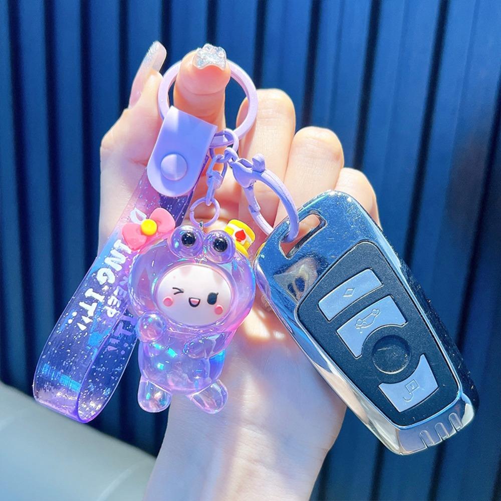

Брелок для ключей в виде куклы из мультфильма, креативный брелок для ключей от машины, новый брелок для ключей в виде куклы из автомобиля, подарок на день рождения белый