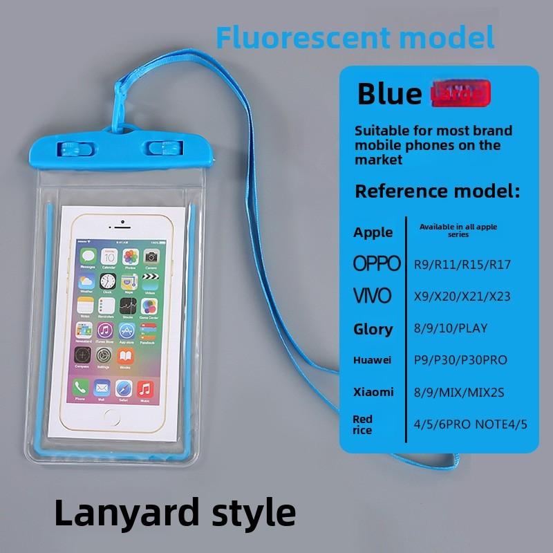 Waterproof Phone Luminous Case Mobile Bag For Iphone Huawei Xiaomi Samsung Redmi
