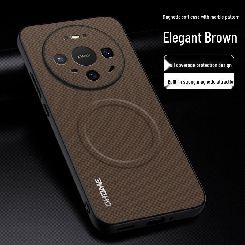 

Huawei Mate80/80Pro Magnetic Anti-Drop Protective Case with Full Coverage and Mark Texture Mate 80 RS