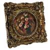 Retro Po Frame Gouden Coating Verweerd Fotolijst Hars Frame met Rococo Textuur