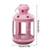 Metal Candle Stick Holders Hanging Lantern Hollow Tealight Candle Holders Decorative Candle Lantern for Centerpieces