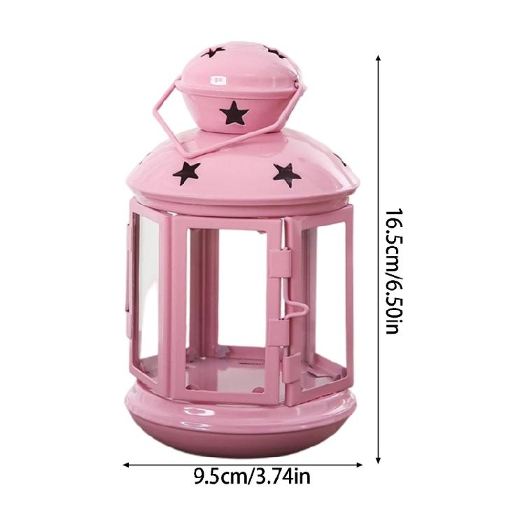 Metal Candle Stick Holders Hanging Lantern Hollow Tealight Candle Holders Decorative Candle Lantern for Centerpieces