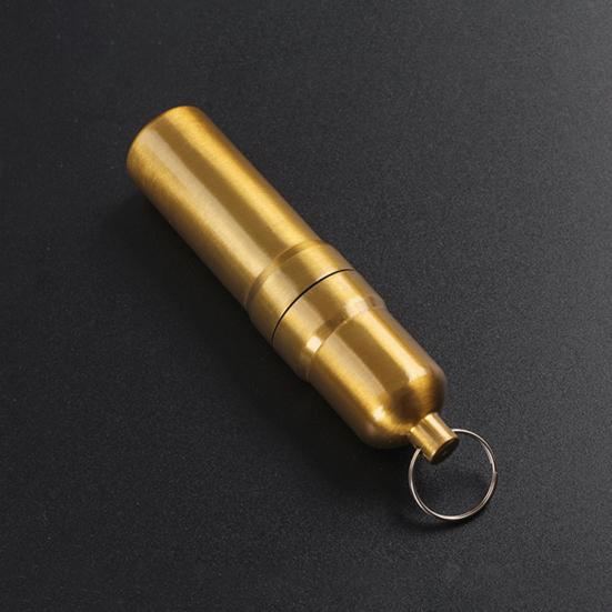 Metal Herb Roll Storage Box with Keychain Portable Travel Mini Herb Roll Case Ashtray Multi-function Pill Organizer Container