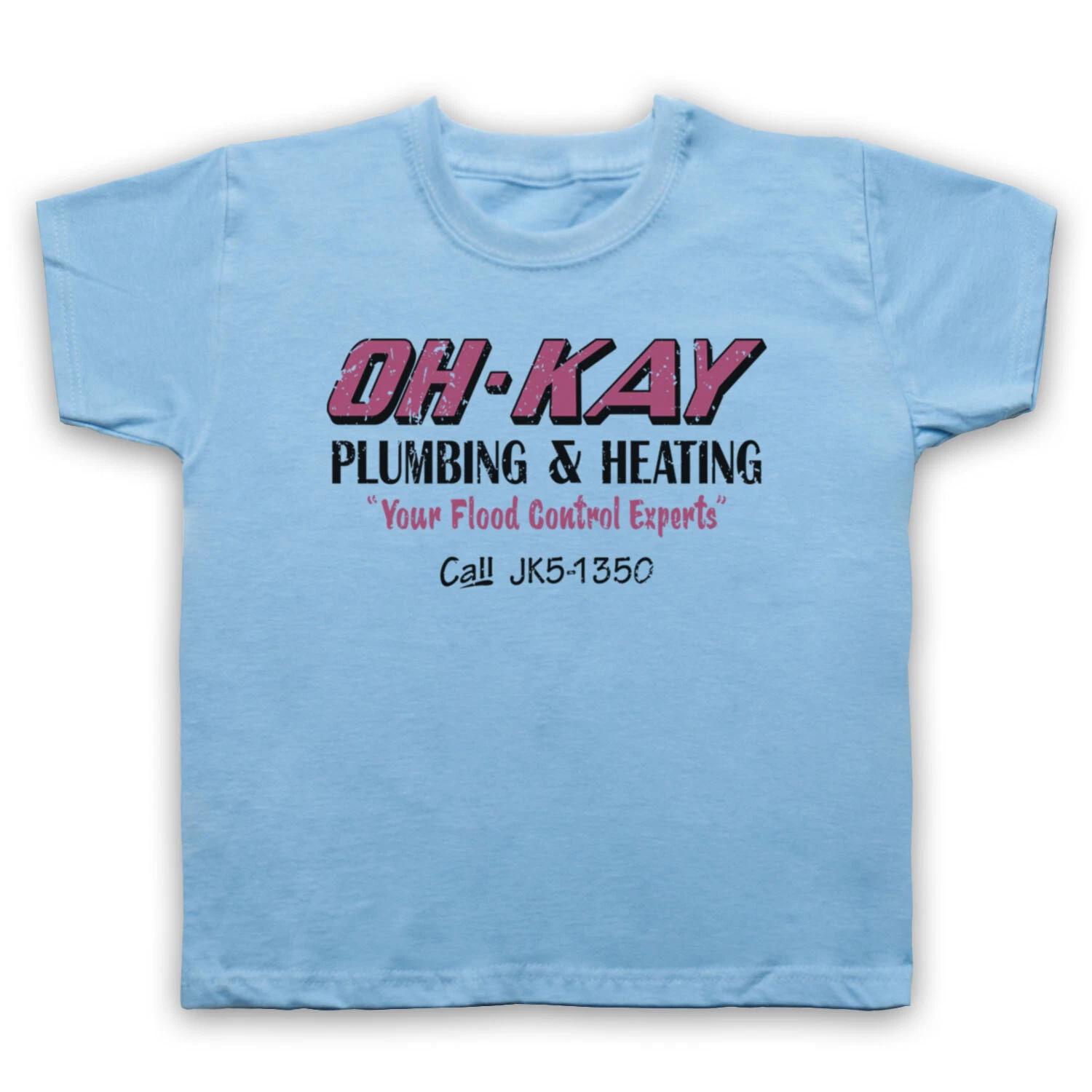HOME ALONE OH-KAY PLUMBING AND HEATING VAN WET BANDITS KIDS CHILDS Boys Baby Children T-shirt 130