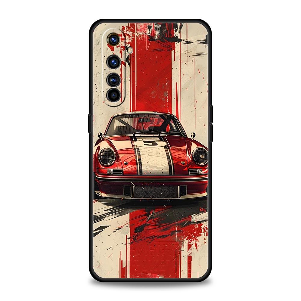 JDM Tokyo Drift Sports Car For Realme GT Neo 2 3 3T 5 Phone Case 12 11 5G 10 9 8 5G 7 6 GT5 GT3 GT2 Pro C21 C11 C25 C35 Cover
