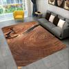 3D Wood Grain Retro Area Rug Large,Carpet Rug for Home Living Room Kids Bedroom Sofa Doormat Decor,Kitchen Non-slip Floor Mat