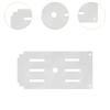 Acrylic Aquarium Cover with Feeding Holes Clear Anti Jumping Fish Tank Lid Cover for DIY Fish Tank Easy to Install