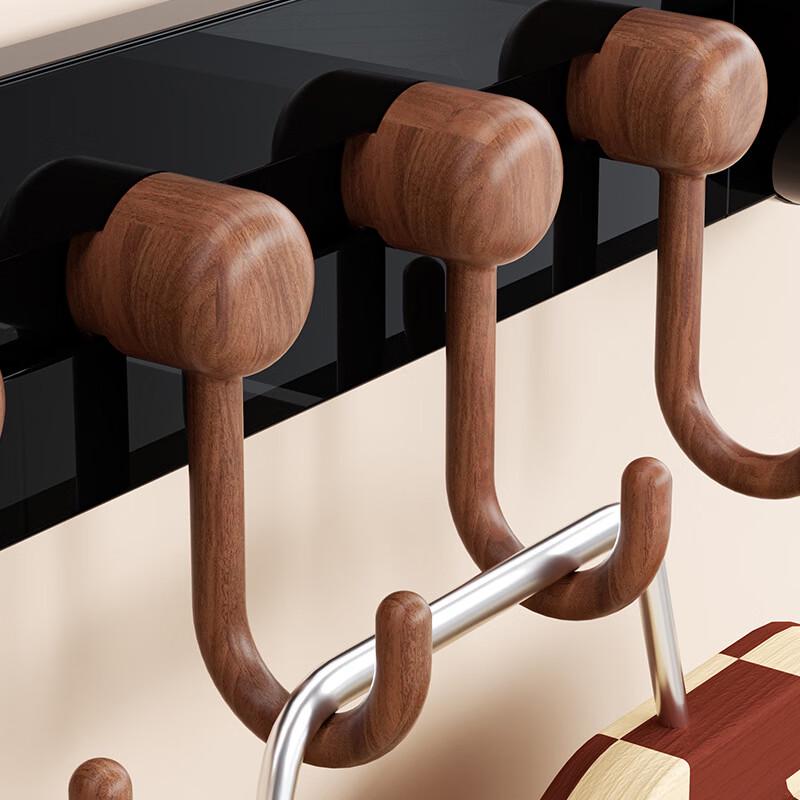 Handun Suction Cup Sliding 10-Hook Rack