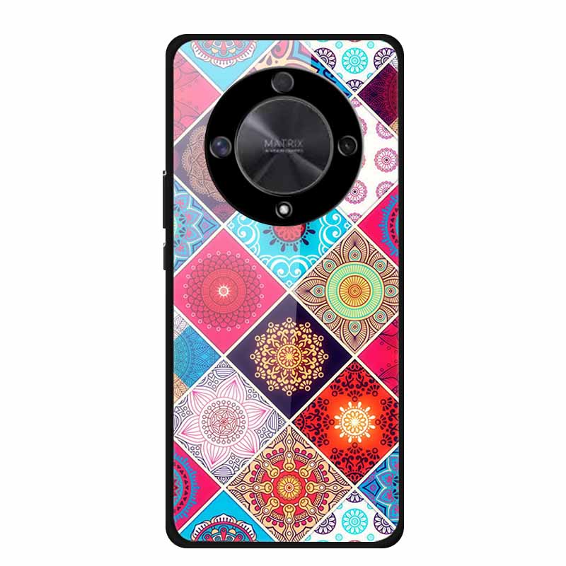 For Honor X9B Case X9A 5G Luxury Tempered Glass Hard Back Cover for Honor X9A 5G Phone Cases Fundas Honor x 9B X9 B 5G X 9A X9 A