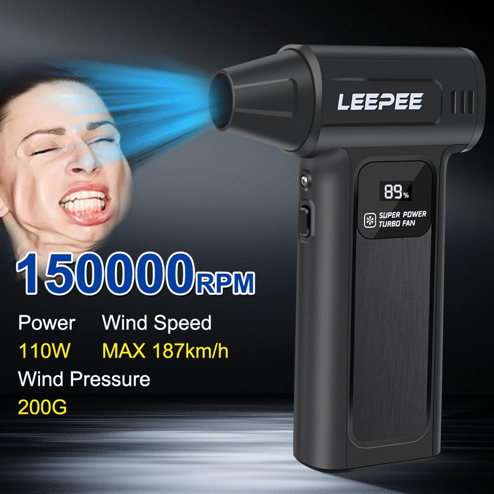 Car Accessories Cleaning Blower Tools 150000RPM Blowing Snow M9 2025 New Violent Hair Dryer Electric Air Duster Turbo Jet Fan