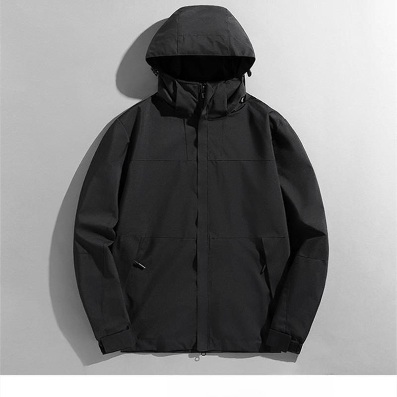 Jacket Men's Spring and Autumn Jacket Windproof and Waterproof Large Size Color-matching Jacket