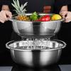 HUIHUADU 304 Stainless Steel Rice Washing Sieve & Colander