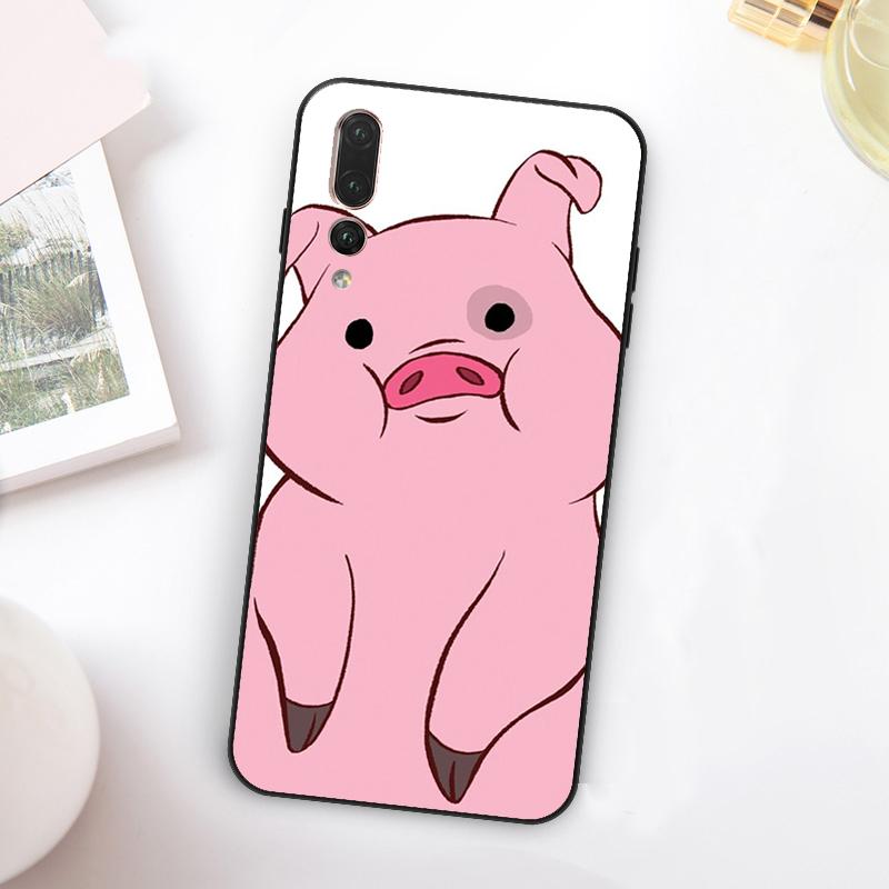 Cute PINK Kawai Pig For Huawei Nova 12i 12s 11i 7i 8i Y73 Y70 Y90 Y60 Y72 Y61 Y91 9 10 SE P30 Pro P40 Lite Case