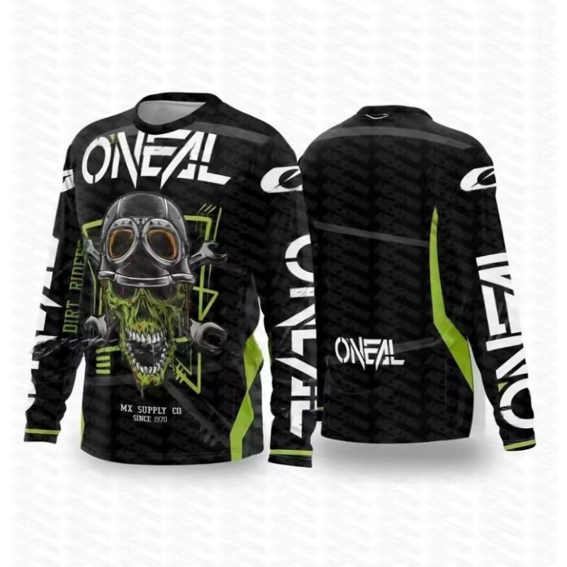 

Men s Printed T-shirts Motorcycle Long Sleeved T-shirts Casual Quick Drying Summer S