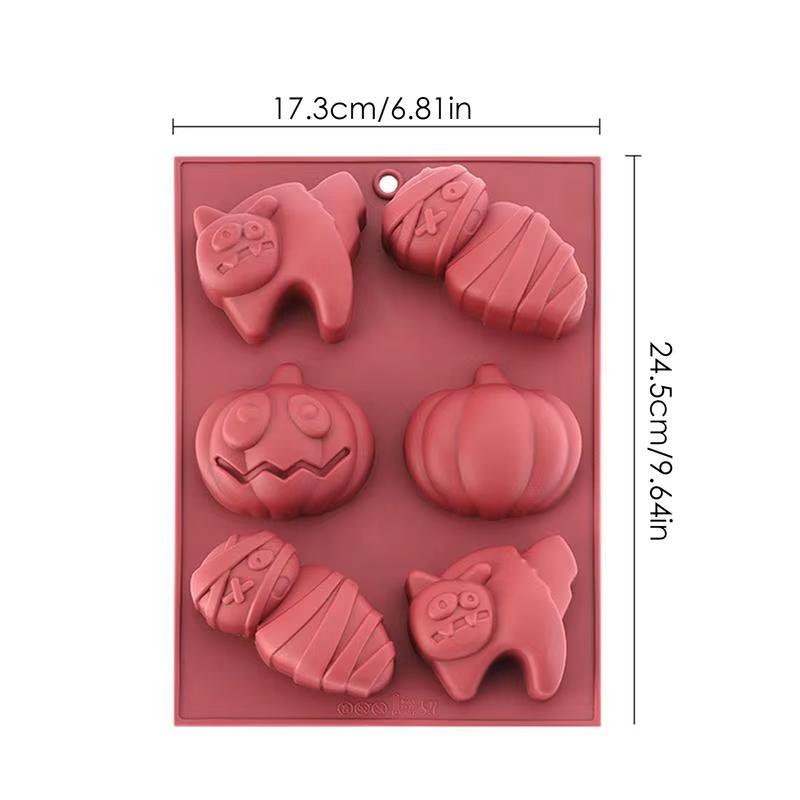 Halloween Silicone Cake Mold Creative Biscuit Pumpkin Cake Mold Ghost Doll Pumpkin Baking Mold Baking Tools Kitchen Accessories