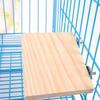 1Pcs 13*9cm Parrot Standing Stand Platform Square Wooden Springboard Hamster Wooden Pier  Budgie Hanging Toy