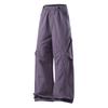 Pantaloni Assault Casual da Esterno Gamba Dritta Multitasche Stile Americano, Pantaloni da Paracadutista a Gamba Larga da Uomo, Pantaloni da Lavoro Multitasche