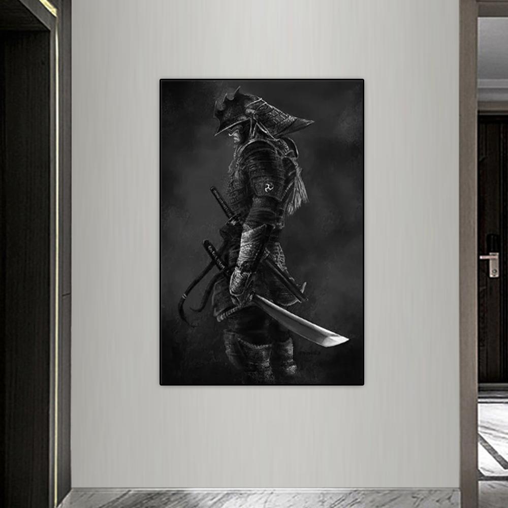 

Японское Аниме Эстетика Настенное Искусство Игра Ретро Самурай HD Масло на Холсте Постеры и Принты Украшение для Дома Спальни Подарки