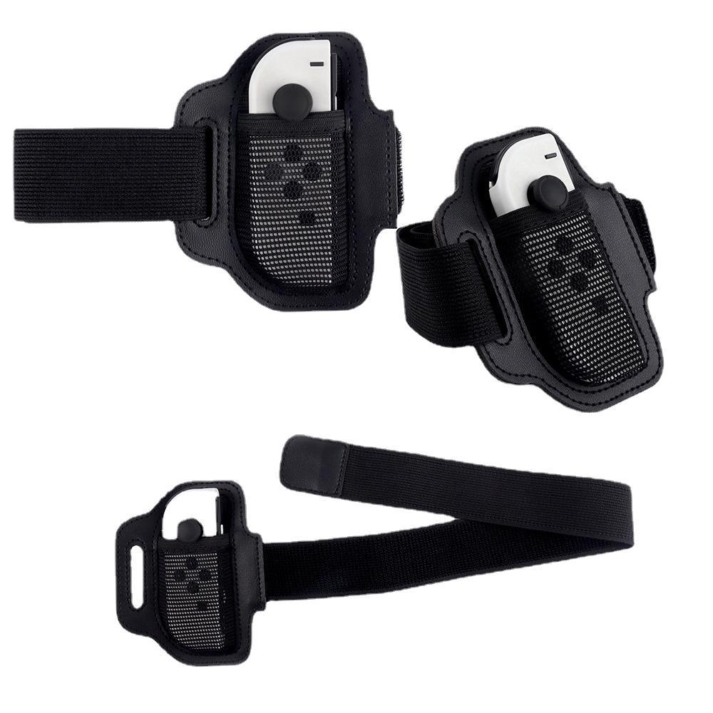 4PCS Leg Strap for Switch Sports Play Soccer, for JoyCons Switch OLED Model Controller Game Accessories,Adjustable Elastic Strap