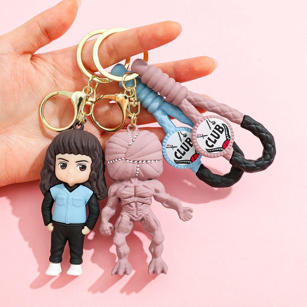 Stranger Things Schlüsselanhänger Rucksack Puppe Tasche Paar Anhänger Schlüsselanhänger Anhänger Geschenk