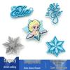 Frozen Cartoon Flower PVC Shoe Buckles and Decorations for Hole Shoes