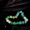Crystal Glass Needlework Beads Luminous Glass Beads DIY Jewelry Making Necklace Loose Beads