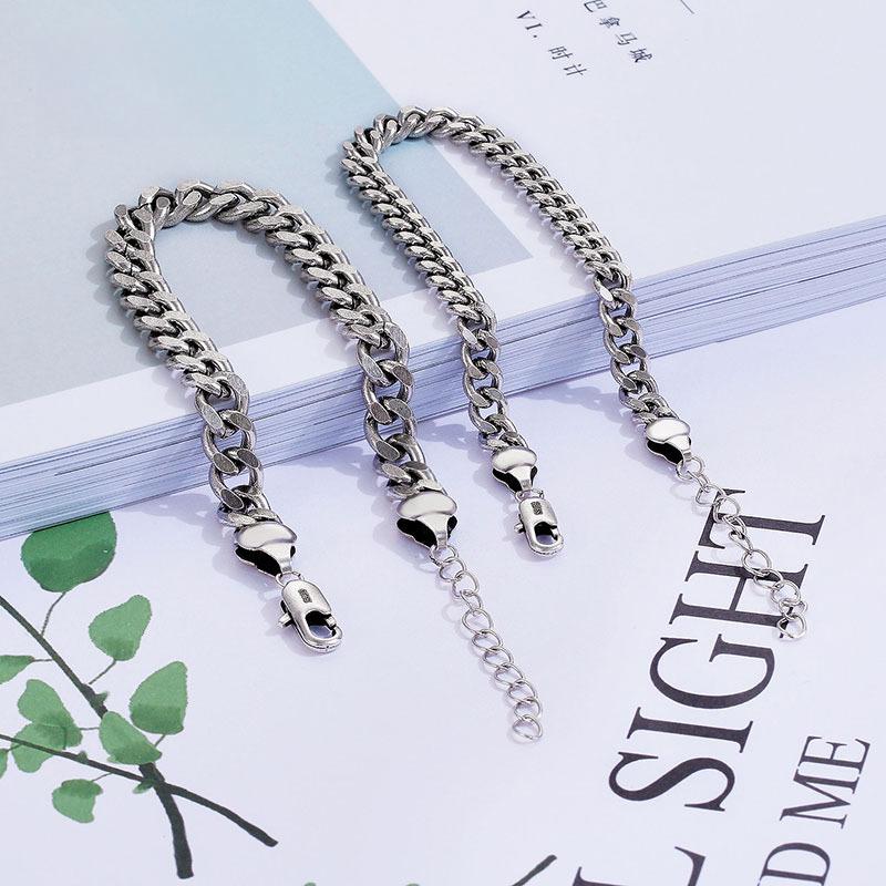 Korean Version of Fashion Temperament Bracelet Simple Men and Women Couple Retro Imitation Thai Bracelet Niche Design Jewelry
