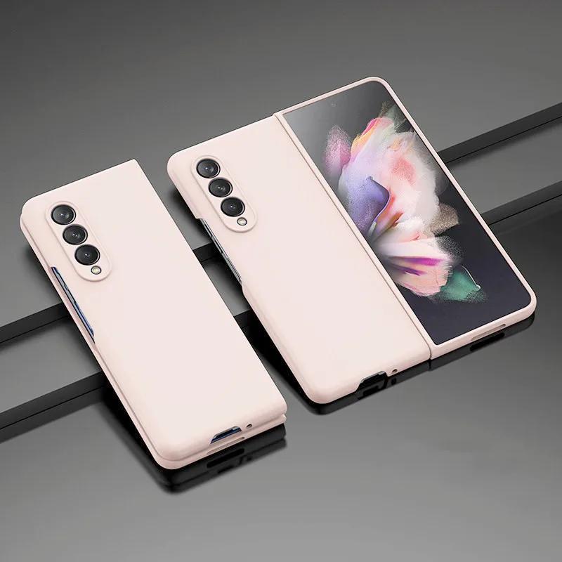 Plain PC Protection Cover Case for Samsung Galaxy Z Fold7 Fold4 fold6 Fold 7 6 4 5 5G fold5 Fold3 fold2 Fold 3 2 Phone Bag Coque