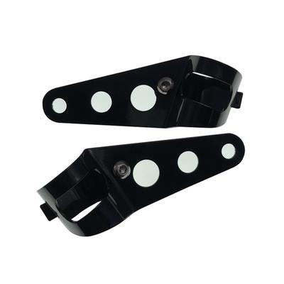Universal 31mm38mm Scheinwerfer Halterungen Gabel Ohr Motorrad Schwarz