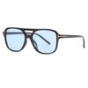 Fashion Square Pilot Sunglasses Women Oversized Double Bridge Big Sun Glasses Unisex Shades Eyewear UV400