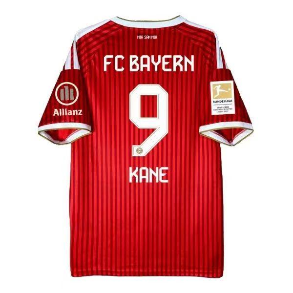 FC Bayern Munich Kane 9 Jersey Red Polyester Oversize Printed