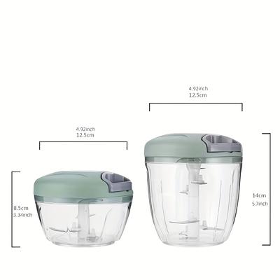 500/900ML Manuale Tritacarne Aglio Chopper Ruotare Aglio Presse Frantoio Verdura Cipolla Cutter Cucina Accessori Da Cucina