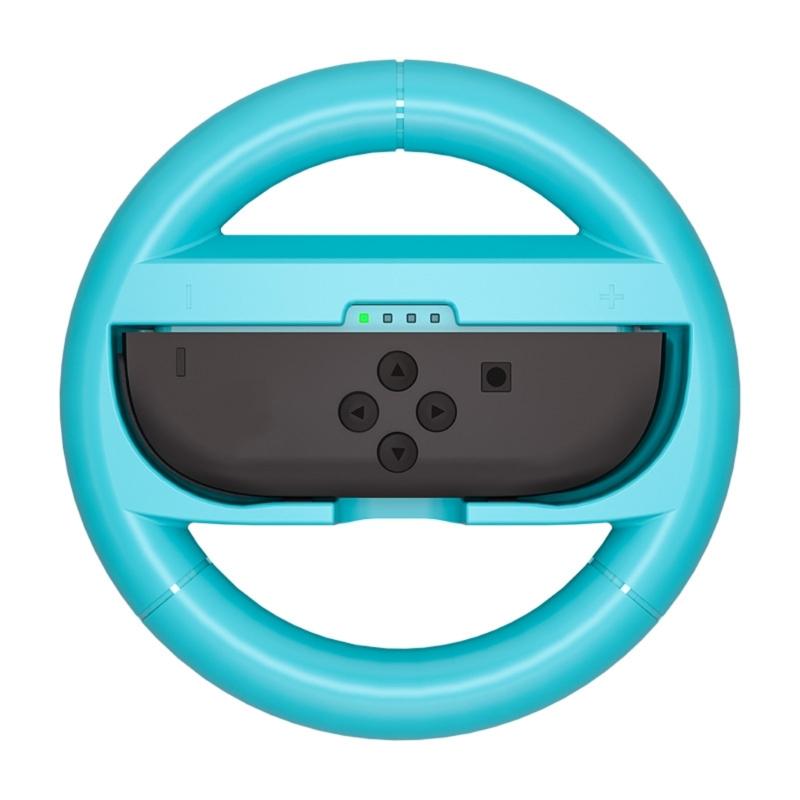 1 Pair Immersive Motion Control Steering Wheel for NS2 Console with Ergonomic Nonslip Grip Button Design
