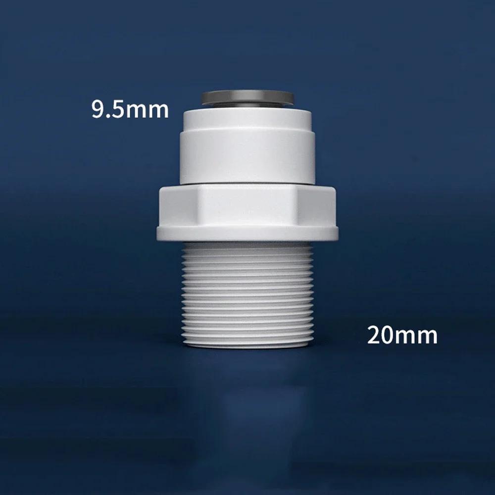 Fit 1/4" 3/8" OD Tube 90 Degree Elbow POM Quick Fitting Connector For Aquarium RO Water Filter Reverse Osmosis System