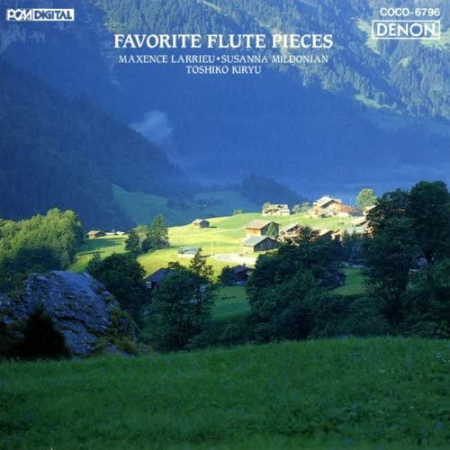 

CD LARRIEU MAXENCE Flute masterpiece collection COCO6796 1990 Japan ObiClassical Used