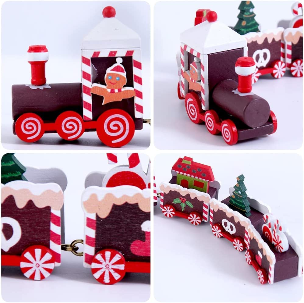 Weihnachten Weihnachtsmann Holz Weihnachtsminiatur Holzweihnachten Holz Mini Kinderzug Weihnachten Weihnachten Weihnachtsgeschenk Schmuckstück, Figur, Geschenk,