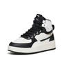 Anta Life Series Women Wear-resistant High-top Skate Shoes White Black 922138011-6