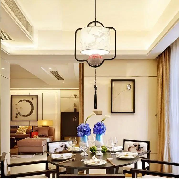 New Chinese Style Corridor Entrance Tea Room Restaurant Light Chinese Style Classical Corridor Bar Counter Bedside Pendant Light