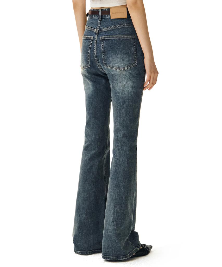 Deketeuumeon Signature Slim Flared Jeans Dcwpt005Blueb