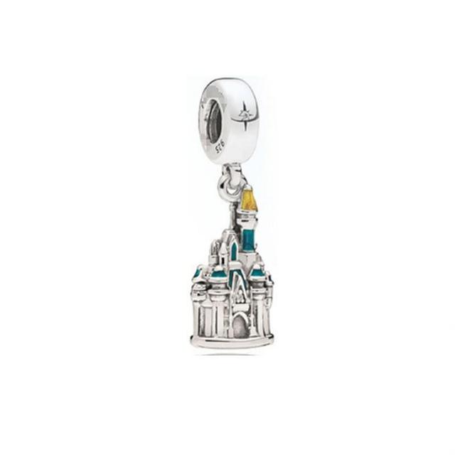 New Sail Boat Treasure Chest Castle Dangle Charm Bead Gift Fit Original Fashion Bracelet Diy Jewelry For Women