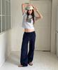 Toabe Sunlit Cotton Wide Pants (Blue Navy)