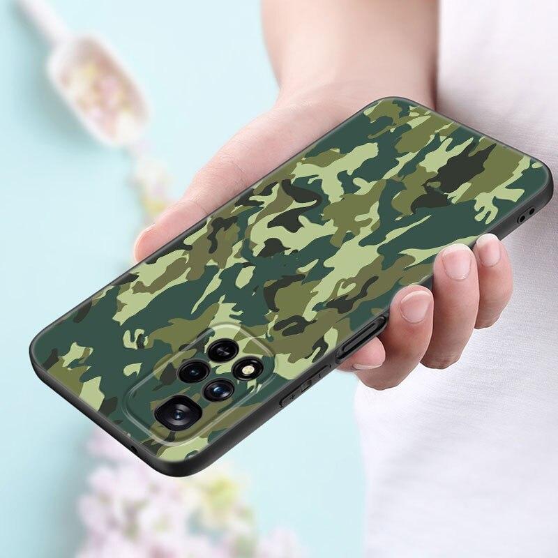 Camouflage Pattern Camo Military Army Phone Case For Xiaomi Redmi Note 11 10 9 8 Pro 11T 5G 10T 10S 9S 9T 9i 9C 9A 8T Cover